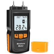 LABART GM610 Pin-Type Digital Wood Moisture Meter Firewood, Drywall, Plaster & Building Material Detector with Large Display.